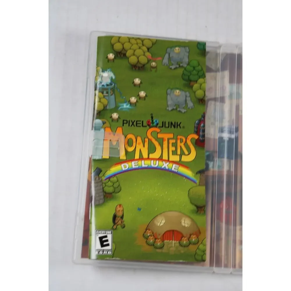PixelJunk Monsters Deluxe (Sony PSP, 2010) CIB Complete With Manual tested